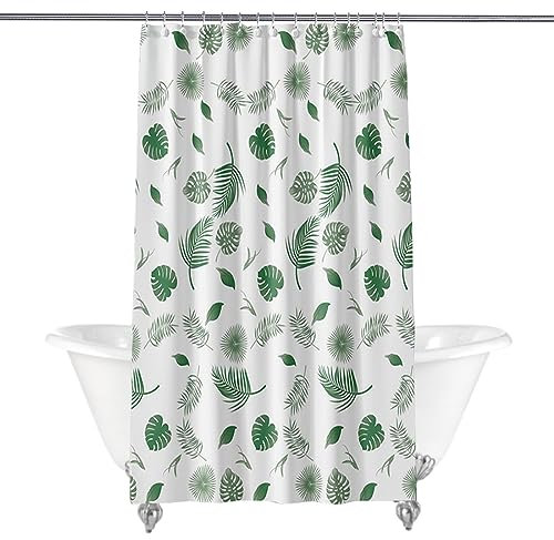 Ncheli 120x200cm Rideau de Salle de Bain bohème imperméable Rideau de Douche Anti moisissure PEVA Rideau de Douche Ourlet lesté Lavable Baignoire Rideau décoratif avec Crochet