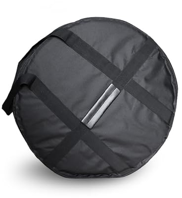 Handgefertigte Gong-Tasche, Gong-Rucksack-Aufbewahrungstasche, robuste Tragetasche for Gong-Musikinstrumente for Reisen im Freien (Color : 55CM)