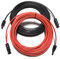 Solarkabel Verlängerungskabel Solarstecker schwarz rot 4-6mm² mit Solarstecker Solarmodule Solar Photovoltaik flexibel UV-beständig (2X 13m 4mm²)