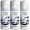 PNJB All Purpose Spray Paint, Perfect Finish, Long Lasting Adhesion, Fast Drying Solution, Smooth Finishing, All Purpose Silver Body Gloss, 250 ML (3PCS)