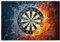 New Dart Board, Jigsaw Puzzles 1000 Pieces Wooden Jigsaw Toy Family Game Wall Decor