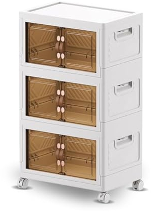 Armario organizador plegable - Caja de almacenamiento plastico plegable - organizador cocina - cajas de almacenaje ropa - cajas almacenaje - cajas organizadoras - caja almacenaje plastico - almacenaje