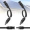 Cable solar de 6 mm², 2 unidades alargador de cable solar de 30 cm, conector solar para ventana, cable de cobre estañado, IP67 fotovoltaico, cable de pv