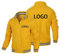 East-hai-buy Individuelles Logo Frühling Herbst Herren Arbeitsjacke Bergsteigen Personalisierte Sportjacken Mode Männlicher Reißverschluss Mantel Klassische Freizeitoberbekleidung Yellow,L