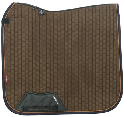 LeMieux Schabracke Suede Square Dressur Grün - Dressur Full/WB