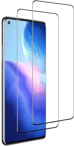 Elecshion Panzer Schutzfolie Glas für Oneplus 8, 2 Stück Tempered Glass, HD Glas Displayschutz, 9H Härte, Anti-Kratzen, 0.33mm Ultra-klar, Panzerfolie