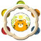 Amagogo Baby Tamburin Trommel Handtrommel Musikinstrument Feinmotorik Rassel Handheld Tamburin für Kinder Mädchen Jungen Kleinkinder Geschenk, GrÜn
