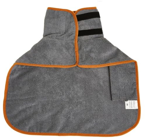 TOYANDONA Hundebademantel für Hunde Wasserabsorbierender Haustier Bademantel Schnell Trocknendes Hundetrockentuch Bequemer Welpenmantel Polyester für Schwimmen und nach Baden
