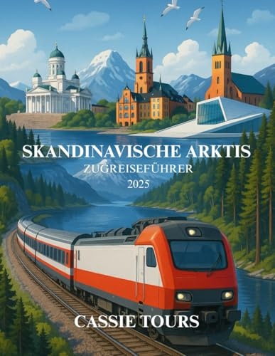 SKANDINAVISCHE ARKTIS ZUGREISEFÜHRER 2025: Eine atemberaubende Winterreise durch Fjorde, Wälder und Nordlichter mit der Bahn durch Norwegen, Schweden und Finnland