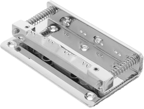 Mobestech Mandolin Bridge Fits Mandolin Hardware Spare Parts Guitar Replacement Parts Bridge Fitting Replacement Accessory Silver