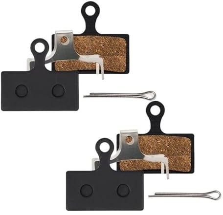 PMAGSYQ 2 Paar Fahrrad-Hydraulikbremsbeläge passend für Shimano XTR M9000 M988 M985 XT 8000 M8000 M785 SLX M7000 Radfahren(2 Pairs Resin)