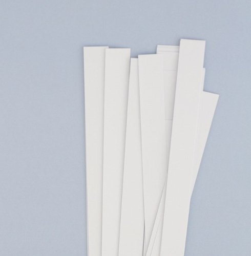 Karen Marie Klip: Quilling Papierstreifen Natur Weiß, 15x450mm, 120 g/m2, 40 Streifen