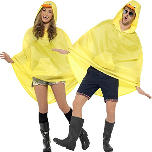 PARTY DISCOUNT Party-Ponchos mit Tiermotiven, Tierkostüme, ideal für Karneval, schützt vor Regen, Einheitsgröße