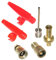 6er Ventil Adapter Set Fahrradventil Blitzventil Autoventil Sclaverandventil Ballpumpe Luftmatratze für Kompressor & Fahrradpumpe SV AV DV Neu Old-Harvest