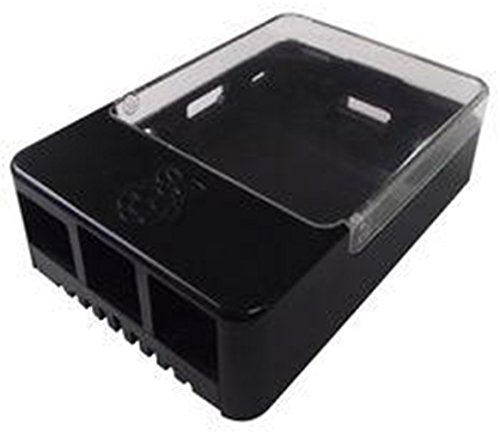 Raspberry pi - Case f. pi type b+/b2/b3 black, cbpihat-blk