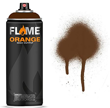 Molotow Flame Orange Spray Paint - Matt Acrylic 400ml Can Nut FO-708