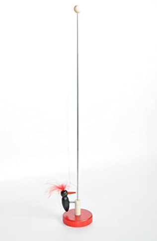 Rudolphs Schatzkiste Holzspielzeug Klopfspecht schwarz mit roter Feder Höhe=41cm NEU Holzspielzeug Specht Klopftier Klopfen Kletterspielzeug Klettern Spielzeug Erzgebirge Seiffen Weihnachten