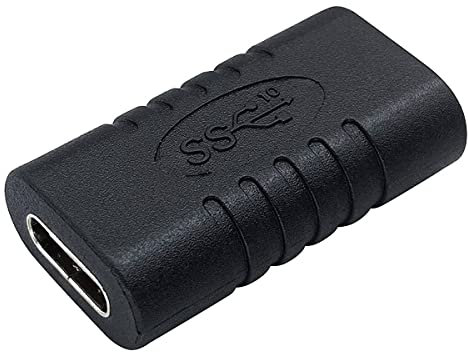 CABLEPELADO Raccordo USB C | Adattatore accoppiatore USB C | Adattatore USB C Femmina a USB C Femmina | Trasferimento fino a 10 Gbps | Raccordo Cavo USB Tipo C | USB C Femmina a Femmina | USB C 3.1