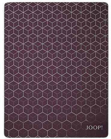 Joop! Vision Wohndecke Bordeaux-Graphit, 150x200 cm