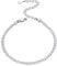 ChicSilver Sterling SIlver Cuban Curb Chain Bracelet for Women 925 Sterling Silver Bracelets Adjustable 16cm+5cm Extend