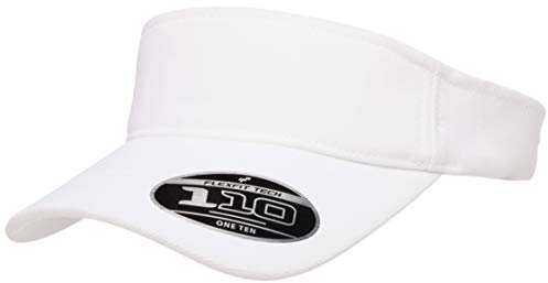 Flexfit Unisex 110 Visor, weiß, Einheitsgröße