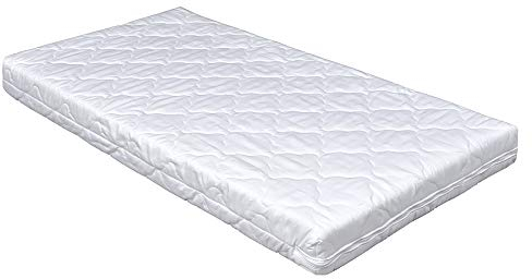 Baby Delux Kindermatratze Komfort 70x160x10 cm Öko-Tex für Babybett Kinderbett Matratze mit gestepptem Bezug 10 cm Höhe