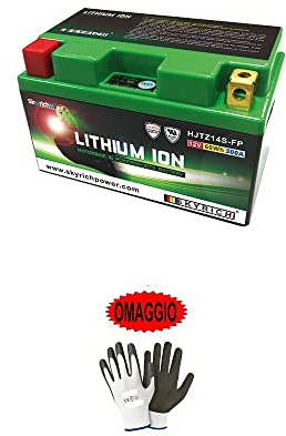 Compatible avec Honda CBR XX Superblackbird (SC35) 1100 2001-2006 Batterie AU Lithium SPÉCIFIQUE Batteries SKYRICH pour Moto Scooter Rechargeable 12V 60WH 300A Lithium ION Light