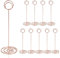 HomWanna Table Number Holders 10Pcs - 8.75 inch Place Card Holder Tall Table Number Stands for Wedding Party Graduation Reception Restaurant Home Centerpiece Decorations Office Memo (Rose Gold)