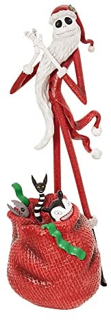 Enesco Disney Showcase The Nightmare Before Christmas Santa Jack Skellington Figur, 21,6 cm, Mehrfarbig