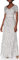 Maya Deluxe Damen Abendkleid Pailletten Maxi Elegant Für Hochzeit V-ausschnitt A-linien-schnitt Brautjungfernkleid Bridesmaid Dress, Grau, 46 EU
