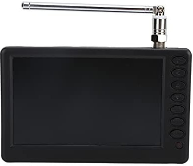 Dioche Small Portable TV, Pocket Digital TV, 5 Inch Digital Television Portable Digital TV for Car Camping Kitchen