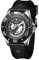OBLVLO Luxusmarke World Time Military Automatische Mechanische Uhr für Herren Leder Wasserdicht Super Luminous Herrenuhren BM (BM-YTBB)