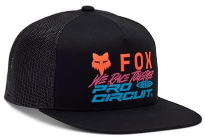 Fox Racing Herren Fox X Pro Circuit Snapback Mütze Hut, Schwarz, Einheitsgröße