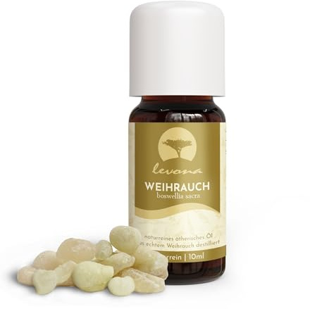 Levona Weihrauchöl Oman [10ml] Boswellia Sacra aus Oman ätherisches Öl Weihrauch, für Meditation & Entspannung, 100% naturrein. frankincense oil, weihrauch öl