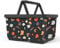 Basky Basket Fahrradkorb Abnehmbar | New Camo Design | Fahrradkiste für Fahrrad & E-Bike | Fahrradtasche vorne und hinten | Adapterplatte Gepäckträger Klicksystem mit Schloss | Nachhaltig