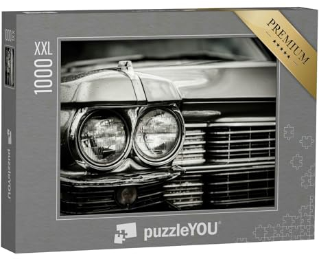 Puzzle 1000 Teile XXL „Nahaufnahme eines restaurierten amerikanischen Oldtimers“ – aus der Puzzle-Kollektion Oldtimer