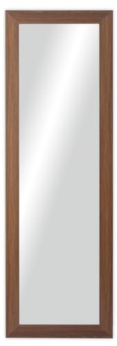 CHELY INTERMARKET, Espejo de Pared Cuerpo Entero 35x140cm (Marco Exterior 46x151cm) MOD-113(Nogal) Forma Rectangular.