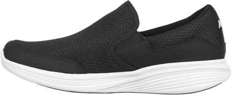 MBT MODENA III SLIP ON Zapatillas de Deporte para Mujer sin Cordones. Deportivas Caminar Anatómicas y Cómodas. Calzado Fisiológico Confort y Estabilidad con Suela Curva. Sneakers Modernas. Color Negro
