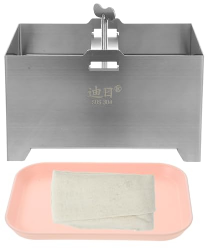 Zerodeko Tofu Press Mold Stainless Steel Homemade Bean Curd Maker Easy to Clean Kitchen Tool for Delicious Tofu for Families and Cooking
