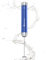 Maestri House Rechargeable Milk Frother with Stepless Speed Control, Handheld Electric Foam Maker Waterproof Detachable Stainless Steel Whisk Drink Mixer Foamer for Lattes, Cappuccino