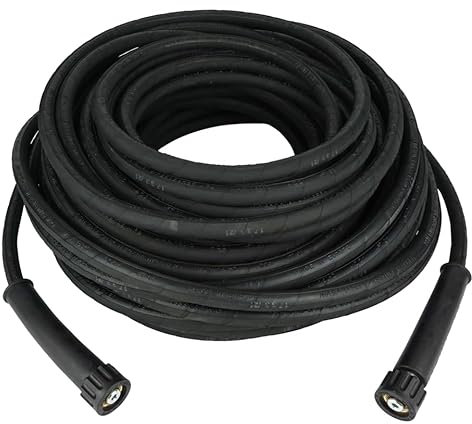Profi Hochdruckschlauch | für Kärcher Kränzle Hochdruckreiniger | bis 250 bar | 20m Länge 8DN/7,9mm | flexibel und witterungsbeständig | M22x1,5 IG x M22x1,5 IG | Schlauch