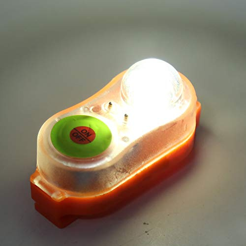 Rettungswestenlicht, durch Wasser Aktiviertes, Selbstleuchtendes Meerwasser-Blitzlicht, Überbord-Überlebensausrüstung, LED-Lichtpositionierung, Lebensrettende Notlichtlampe