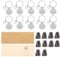 Luckwaii 10 Stück Geschenk Erzieherin Abschiedsgeschenk Erzieherin Schlüsselanhänger mit Herz Kordelbeutel Grußkarte für Lehrerinnen Erzieherin Geschenk, Geschenke für Erzieherin Dankeschön Geschenke