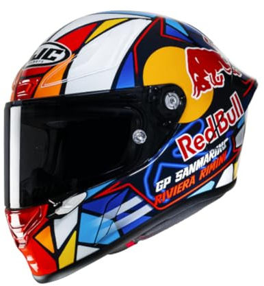 HJC, Integraler Motorradhelm RPHA 1 RED BULL MISANO GP, L