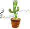 seOSTO Sprechender Tanzender Kaktus Plüschtier, Dancing Cactus Toy, Elektronischer Plüschpuppengeschenke für Internationale Kindertagsgeschenke