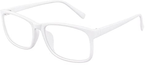 GQUEEN Brille Ohne Stärke Fake Brille Nerdbrille Damen Herren UV400,PO2