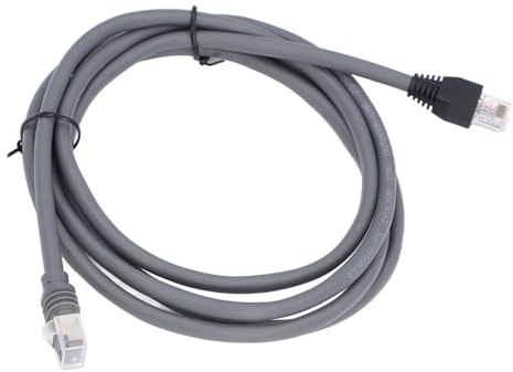 Bewinner Mini Ethernet Cable, Rectangular Satellite Cable, Water Resistant Internet Extension Cable, Portable Crystal Head Ethernet Cable for Outdoor Indoor (2m)
