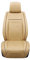 MOLUCKFU Sitzschutz Auto Beige Leder Autositzbezug Universeller Sitzschutz Für Vordersitze Staubdicht Und Pflegeleicht Ideal Für Und Als Sitzschoner Für Autos Tritt Und