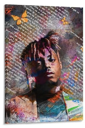 DAGUYS Rapper Juice Wrld Poster, Wandkunstdrucke, 20 x 30 cm, 6 Stück