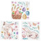 JOINPAYA 3st Wandaufkleber Kaninchen Wandtattoos Ostern-cartoon-aufkleber Häschenfenster Haftet Wandtattoos Für Kinder Osteraufkleber Für Den Kühlschrank Ostern Wandverzierung Colorful Pvc